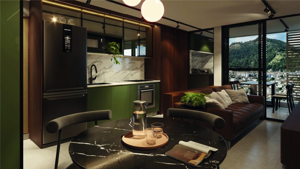 Apartamento decorado